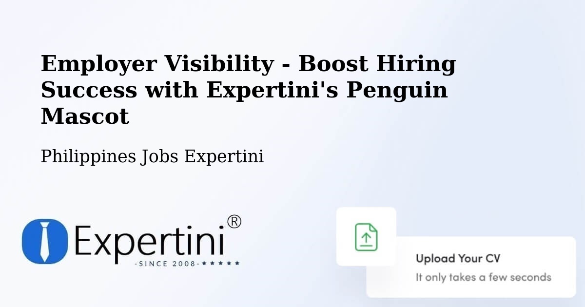 Boost Your CV/Résumé Visibility - Philippines Jobs Expertini